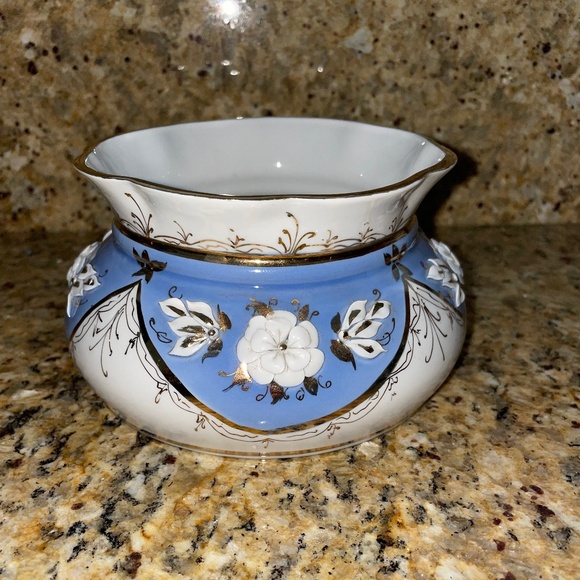 NWT FENIX LIMITED EDITION HAND MADE 24K PLATED GOLD CANDY BOWL CRAFT BOWL DECOR - Picture 1 of 6